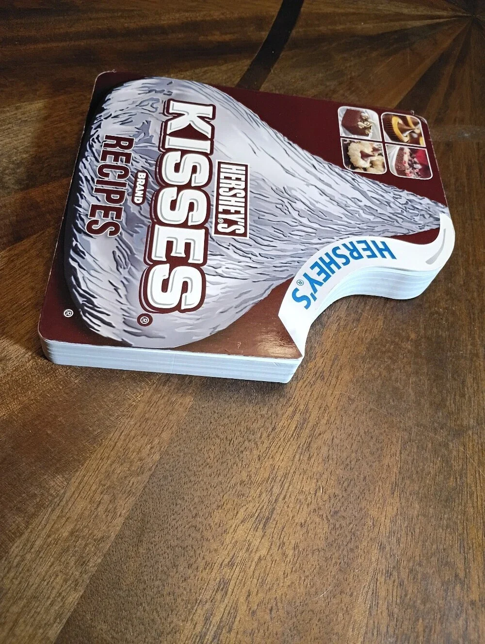 Hershey’s KISSES Brand Recipes Shaped Hardcover Cookbook 2009 Collectible